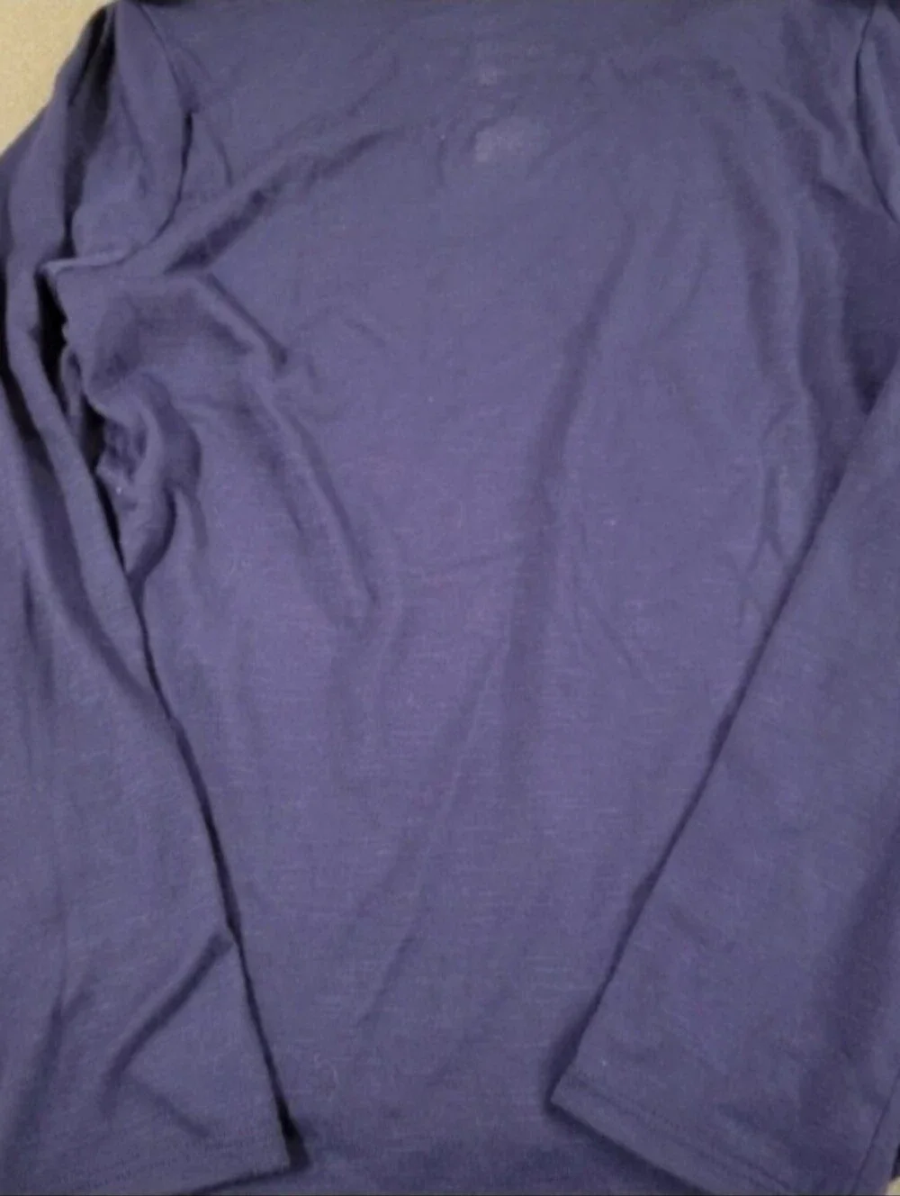 SO Girls Hello Winter Graphic Tee Size M 10/12 Blue Long Sleeve Shirt